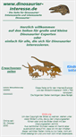 Mobile Screenshot of dinosaurier-interesse-2.de